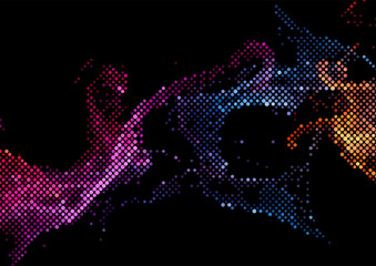 Background with an abstract halftone pattern design 