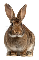 Obraz premium PNG Adorable brown rabbit portrait