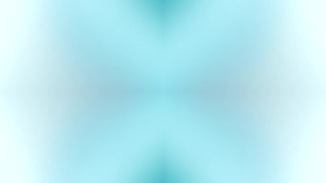 Abstract blurred light blue symmetrical pattern viewed from directly above with soft focus effect