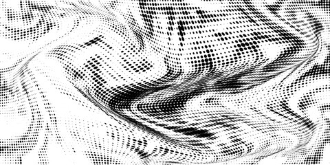 Dotted gradient halftone background. Horizontal seamless dots pattern in pop art style. Abstract modern stylish texture