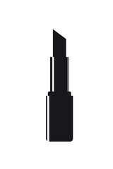 Obraz premium lipstick vector illustration in a sleek black case. This minimalist and modern cosmetic icon features a transparent background, making it perfect for beauty branding fashion logos, and digital product