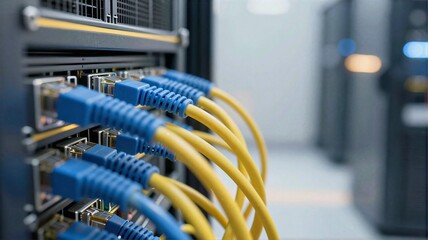 network hub and patch cables