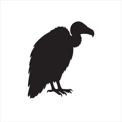 Fototapeta premium A vulture silhouette vector style