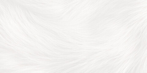 soft white fur texture with fine delicate fibers forming soft fur texture on white pattern background. © Daiyan