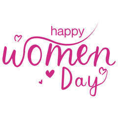 Happy Women Day celebration. International Women's Day Icon