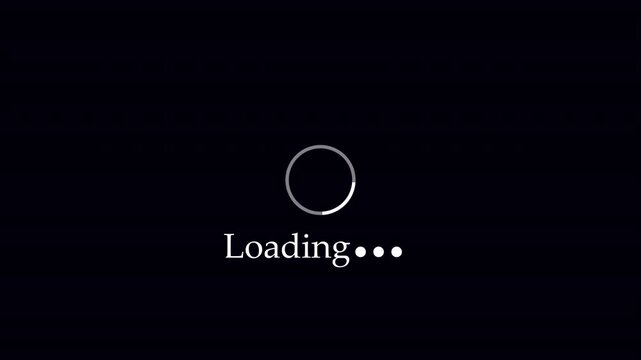  spinning animation Loading wheel animation - Animated spinning load icon  downloading process icon. Loading loading wheel animation in  transparent background 4k animation with alpha channel 