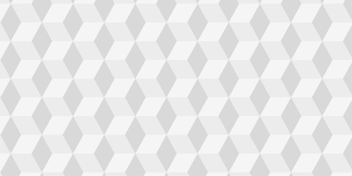 Cubic pattern and seamless cube grid hexagon technology background. Geometric pattern illustration mosaic, square and triangle wallpaper.