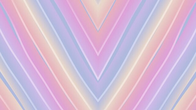 Abstract Pastel Chevron Pattern Loopable Background Motion Graphic.