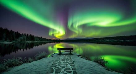 reflection in the water