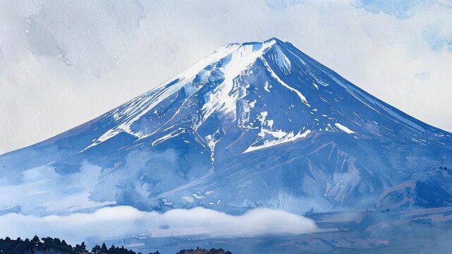 富士山（和風イメージの素材）