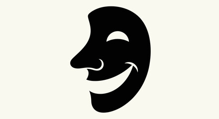 Theater Comedy Tragedy Mask Icon 1.