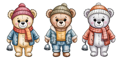 Obraz premium funny cartoon characters
