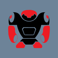 A Bold Mechanical Guardian of the Digital Realm
Sleek Red and Black Cybernetic Warrior Silhouette
The Minimalist Power of Future Robotic Design
An Intimidating Modern Mech Icon for Gaming and Tech