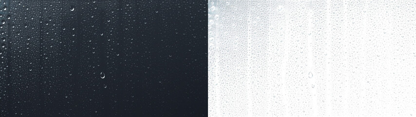 Water drops glass showing heavy rain curtain glass overlay PNG transparent abstract background