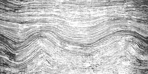 Black and white wavy textured background with organic lines and grain abstract © Twinkle 