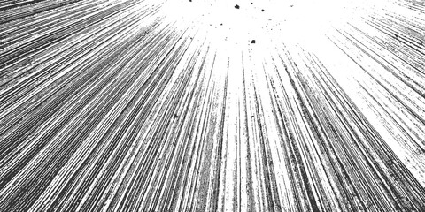 Obraz premium Black and white abstract radial lines texture with scattered dots