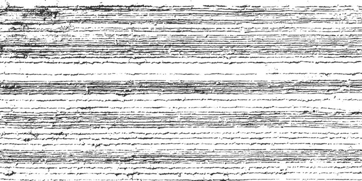 Black horizontal distressed lines on white background textured pattern abstract