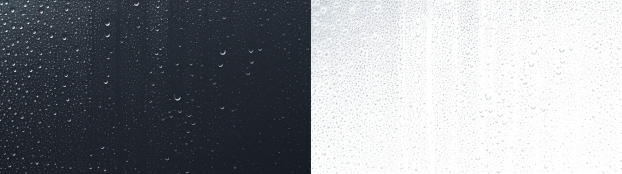 Water drops glass showing dark rainy background texture overlay PNG transparent abstract background