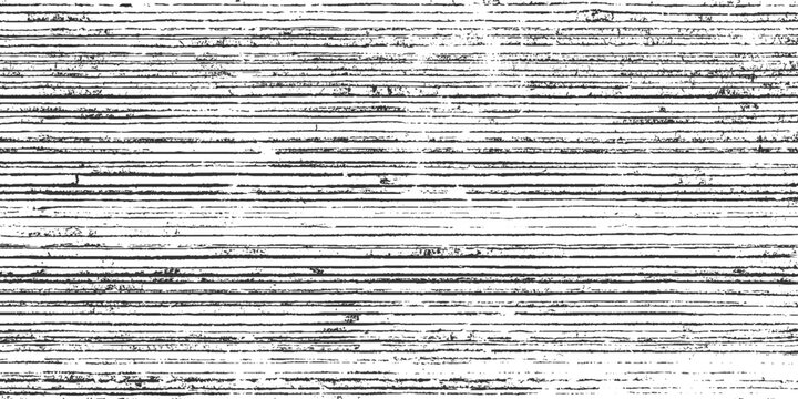 Black and white horizontal distressed lines texture with subtle speckles and imperfections abstract background
