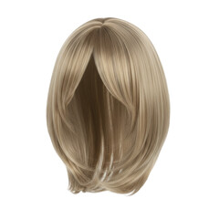 Fototapeta premium Blonde Bob Hair with Bangs