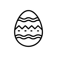 Easter egg decoration illustration, vibrant patterns, festive design, black and white