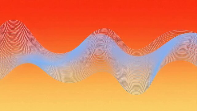 BlueWaveonRed-to-OrangeGradient