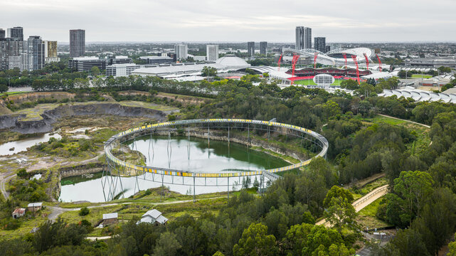 Elevated Boardwalk on Brickpit Ring Walk, Homebush NSW