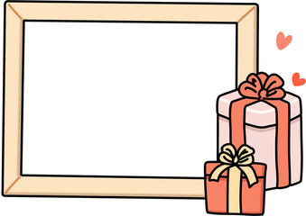 가족과 기념일의 소중한 순간을 담아 추억을 보관하는 액자 테마 이미지로 가족사진, 결혼기념일, 아이 성장 기록 등 따뜻한 감성의 인테리어 및 선물용 디자인에 활용하기 좋은 비주얼