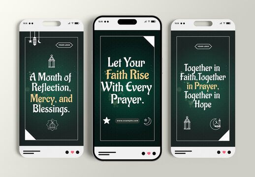 Ramadan Kareem Social Media Story Template Design