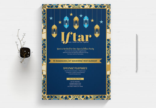 Ramadan Iftar Party flyer