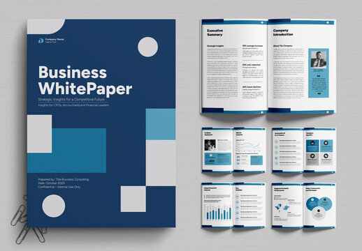 White paper Brochure