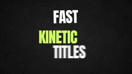 Fast Kinetic Title 1