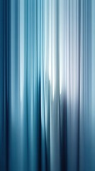 Fototapeta premium Abstract blue background featuring vertical stripes with light and motion blur