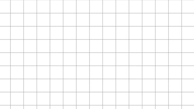 Perspective White Grid Floor Animation for Virtual Product Showrooms, Minimalist Exhibition Galleries, and High-End Retail Display Backgrounds