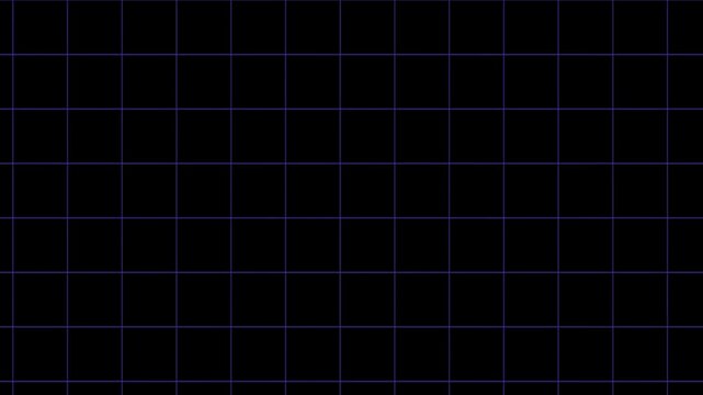 Abstract Matrix Style Deep Blue Grid Line Motion for Big Data Analytics, Artificial Intelligence Concepts, and Global Communication Network Visuals