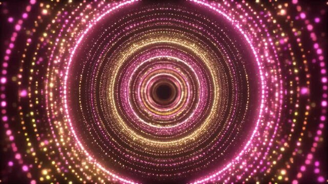 Abstract rose gold energy particles rotating invisible axis forming luminous spiral futuristic cinematic surreal ethereal ambience cascading softly glowing abstract unique style