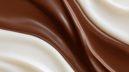 White and dark chocolate background