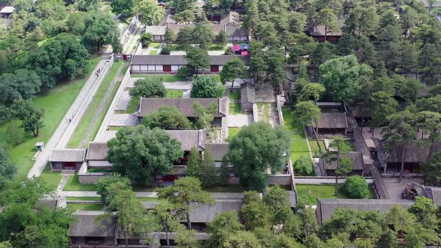 Chengde Mountain Resort Aerial View - Traditional Chinese Palace Architecture