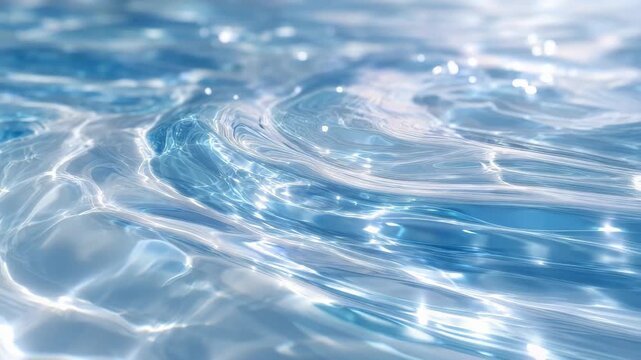 231Pure water pattern with soft swirling ripples, high transparency, subtle shadows and highlights on a white background, minimalistic, serene, and visually striking composition