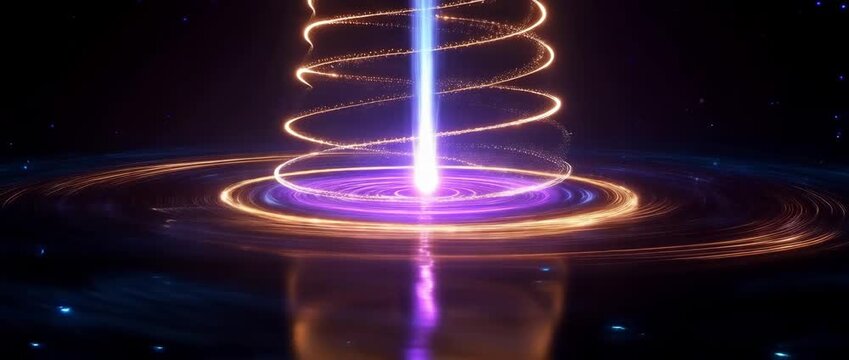 Radiant Cosmic Energy Rings in Deep Space