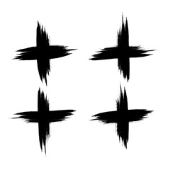 Isolated on transparent background black pixelated undefined object