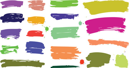 Vector set of grungy graphic elements. Street art texture hand drawn pencil underlines and strikethrough, scribble emphasis lines, punk hatches, ovals and crosses