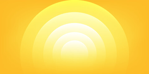 Obraz premium abstract yellow background with circular swirl patterns and soft gradients. Suitable for cheerful themes, summer designs.