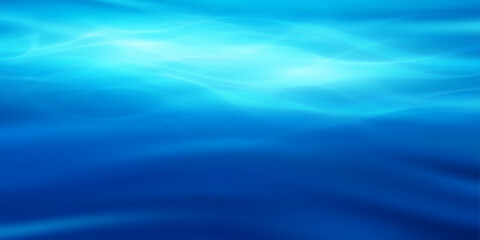Blue water surface texture with realistic light effects and gentle waves, ideal ocean background for aquatic themes, swimming pools, and refreshing summer illustrations