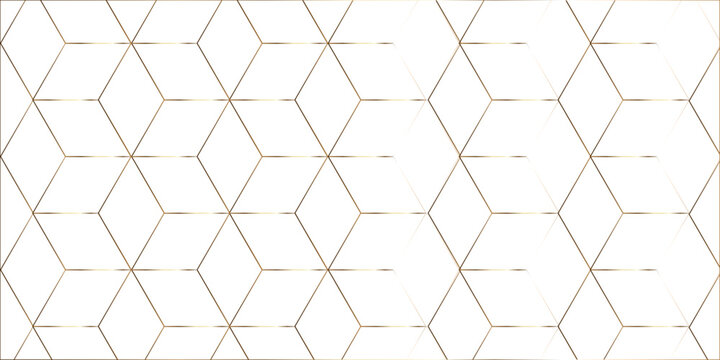 Seamless pattern with hexagon square cube geometric pattern shapes grid metal element texture design. vector tiles gradient science web tech connection triangle diamond honeycomb hexagon vector.