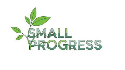 Obraz premium Illustrative emblem symbolizing the journey of steady growth and incremental achievement. A visual representation of continuous personal or