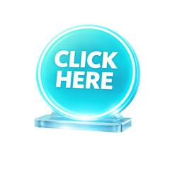 Bright Clickable Button for Online Interaction