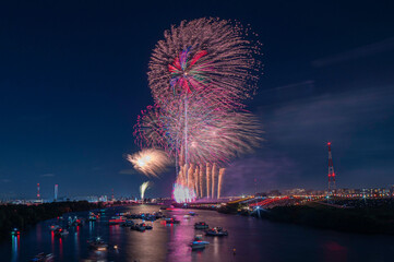 いたばし花火大会・戸田橋花火大会