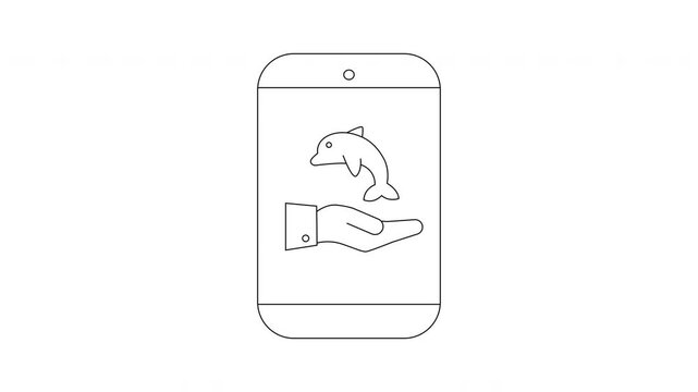 Dolphin AR App Concept - Interactive Marine Life on Mobile.