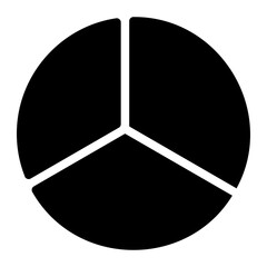pie chart glyph icon